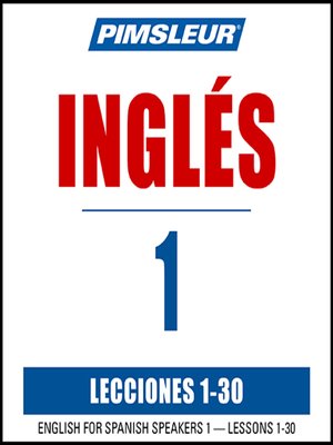 cover image of Pimsleur English for Spanish Speakers Level 1 MP3